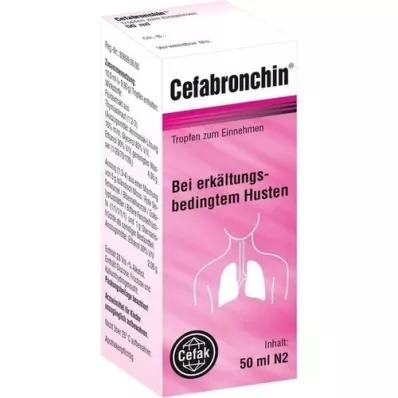 CEFABRONCHIN Oralne kapi, 50 ml