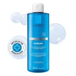 ROCHE-POSAY Kerium iznimno blagi gel šampon, 400 ml