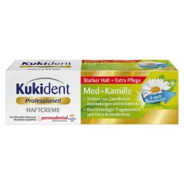 KUKIDENT Krema za ljepilo Med+Kamilica, 40 g