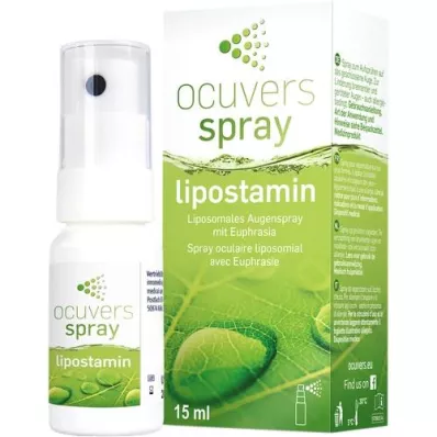 OCUVERS sprej lipostamin sprej za oči s Euphrasia, 15 ml