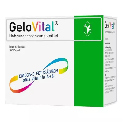 GELOVITAL Dodatak prehrani ulje jetre bakalara caps., 100 kom