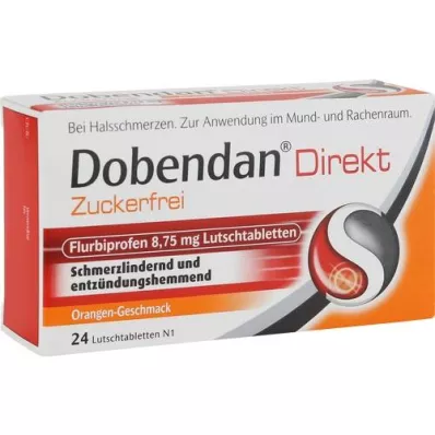 DOBENDAN Izravni flurbiprofen bez šećera 8,75 mg lut, 24 kom