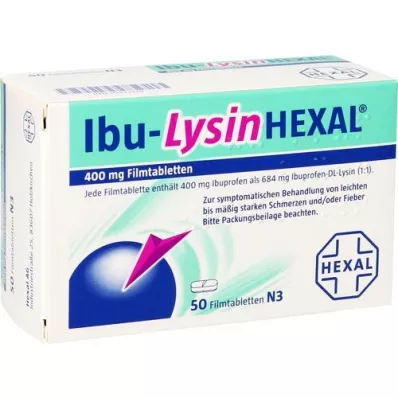 IBU-LYSINHEXAL Filmom obložene tablete, 50 kom