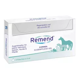 REMEND Gel za njegu rožnice oko očiju za pse/mačke/konje, 6 x 3 ml