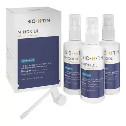 MINOXIDIL BIO-H-TIN Pharma 50 mg/ml sprej otopina, 3x60 ml