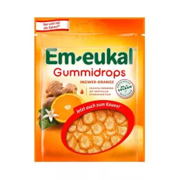 Em-eukal gumene kapi s okusom đumbira i naranče koje sadrže šećer, 90 g