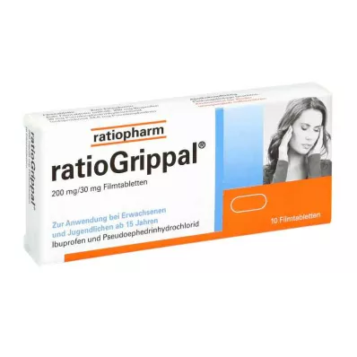 Ratiogrippal 200 mg/30 mg filmom obložene tablete (10 komada)