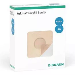 ASKINA DresSil Border Sil.Foamst.V.6x6 cm, 10 kom