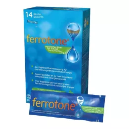 FERROTONE Pegla s koncentratom jabuke i vitaminom C vrećica, 14X25 ml