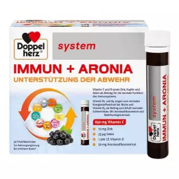 DOPPELHERZ Immun+Aronija sustav ampule, 30 kom