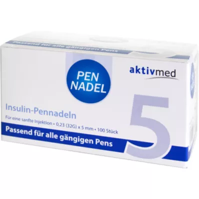 PEN-NADELN Univerzalnih 5 kanila 0,23x5 mm 32 G, 100 komada