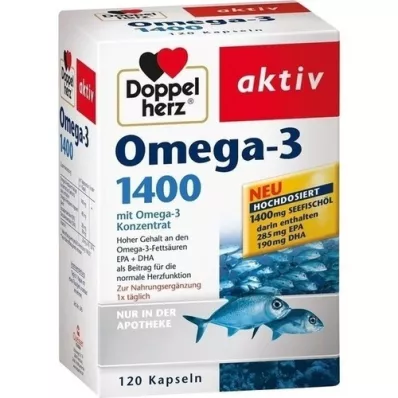 DOPPELHERZ Omega-3 1.400 kapsula, 120 kom