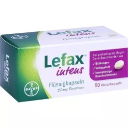 LEFAX intens tekuće kapsule 250 mg Simeticon, 50 kom