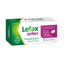 LEFAX intens tekuće kapsule 250 mg Simeticon, 50 kom