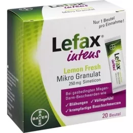 LEFAX intens Lemon Fresh Micro Granul.250 mg Sim., 20 kom
