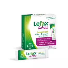 LEFAX intens Lemon Fresh Micro Granul.250 mg Sim., 20 kom