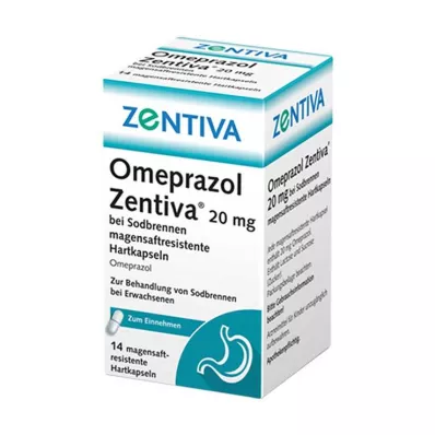 Omeprazol Zentiva 20 mg za žgaravicu, 14 kom