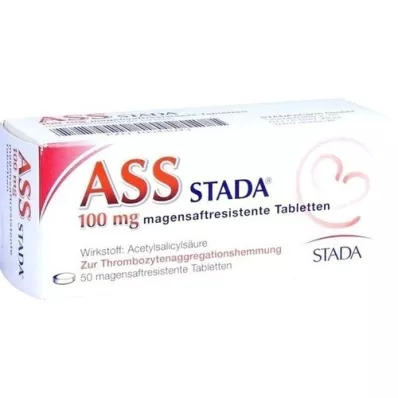 ASS STADA 100 mg gastrorezistentne tablete, 50 kom