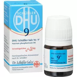 BIOCHEMIE DHU 9 Natrum phosphoricum D 6 globula, 10 g