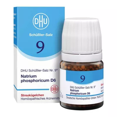 DHU Schüßlerova sol br. 9 Natrum phosphoricum D6 globule, 10 g DHU Schüßlerova sol br. 9 Natrum phosphoricum D6 globule, 10 g