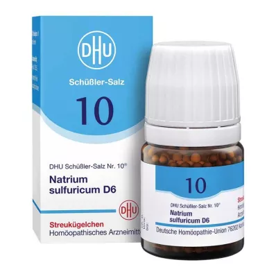 DHU Schüßlerova sol br. 10 Natrum sulfuricum D6 globule, 10 g