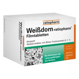 WEISSDORN-RATIOPHARM Filmom obložene tablete, 100 kom