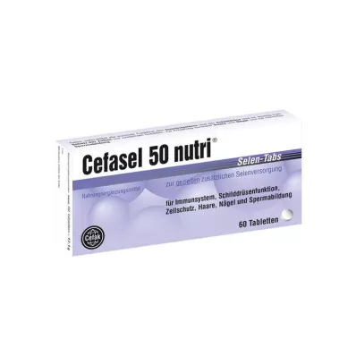 CEFASEL 50 nutri selen tabs, 60 kom