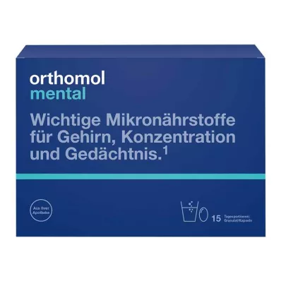 Orthomol Mental Granule / Kapsule 15 dnevnih obroka, 1 str Orthomol Mental Granule / Kapsule 15 dnevnih obroka, 1 str