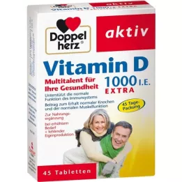 DOPPELHERZ Vitamin D3 1000 IU EXTRA tablete, 45 kom