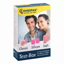 Ohropax test kutija 3 vrste čepića za uši (3x2 komada)