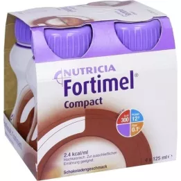 FORTIMEL Compact 2.4 okus čokolade, 4X125 ml