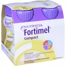 FORTIMEL Compact 2.4 okus banane, 4X125 ml