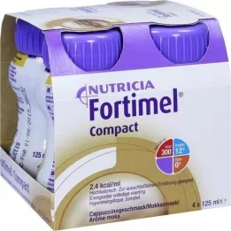 FORTIMEL Compact 2.4 cappuccino okus, 4X125 ml