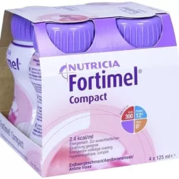 FORTIMEL Compact 2.4 okus jagode, 4X125 ml