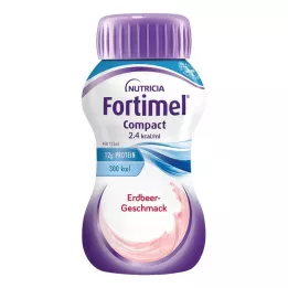 FORTIMEL Compact 2.4 okus jagode, 4X125 ml