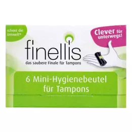 FINELLIS Mini higijenske vrećice za tampone u pokretu, 6 komada