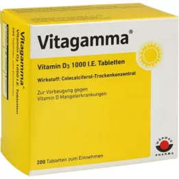 VITAGAMMA Vitamin D3 1.000 IU tablete, 200 kom