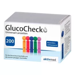GLUCOCHECK Univerzalne lancete, 200 komada