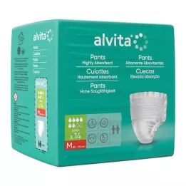 ALVITA Hlače za inkontinenciju super srednje, 14 kom