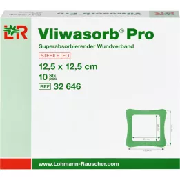 VLIWASORB Pro superabsorb.Comp.sterile 12,5x12,5 cm, 10 kom