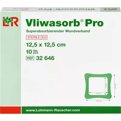 VLIWASORB Pro superabsorb.Comp.sterile 12,5x12,5 cm, 10 kom