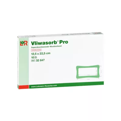 Vliwasorb Pro suberabsorb.Komp.steril 12,5x22,5 cm, 10 kom