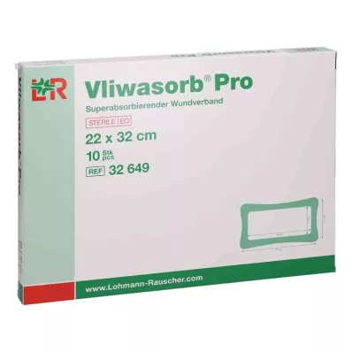 Vliwasorb Pro suberabsorb.Komp.steril 22x32 cm, 10 kom