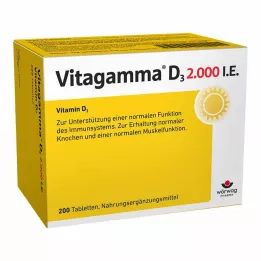 VITAGAMMA D3 2.000 I.U. Vitamin D3 NEM tablete, 200 kom