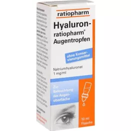 HYALURON-RATIOPHARM Kapi za oči, 10 ml