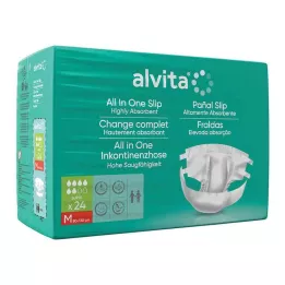 ALVITA Sve u jednom hlače za inkontinenciju super srednje dnevne, 24 kom
