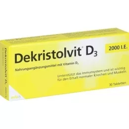 DEKRISTOLVIT D3 2.000 IU tablete, 30 kom