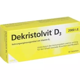 DEKRISTOLVIT D3 2.000 IU tablete, 60 kom