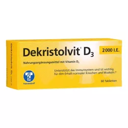 DEKRISTOLVIT D3 2.000 IU tablete, 60 kom