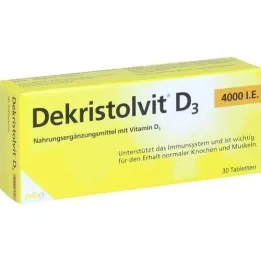 DEKRISTOLVIT D3 4.000 IU tablete, 30 kom